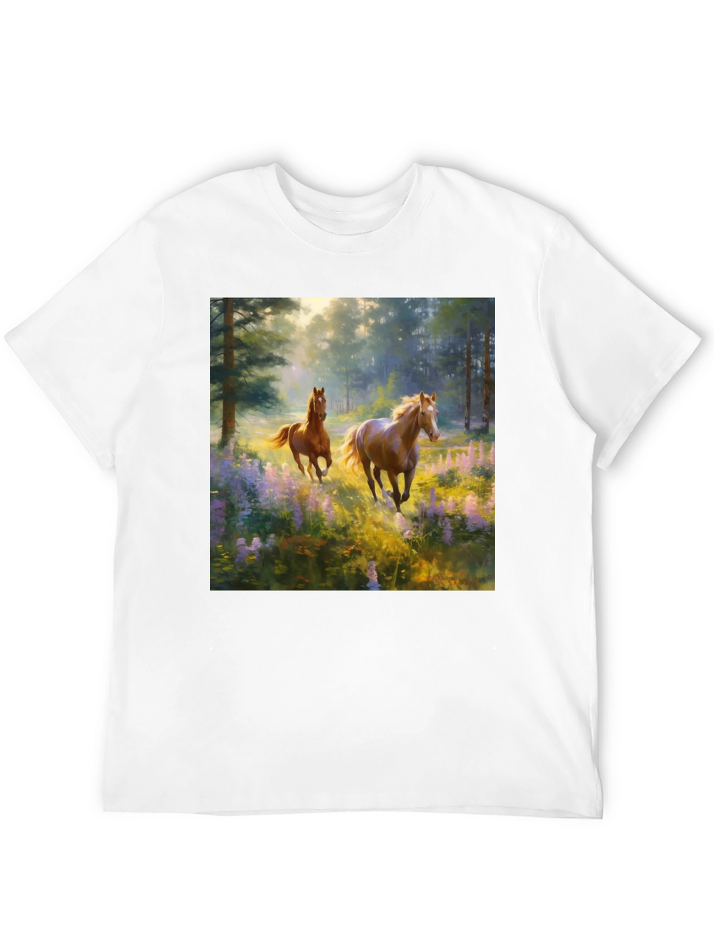 Horse Meadow Graphic Tee - Nature Inspired