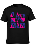 I Love My Mom Graphic T-Shirt