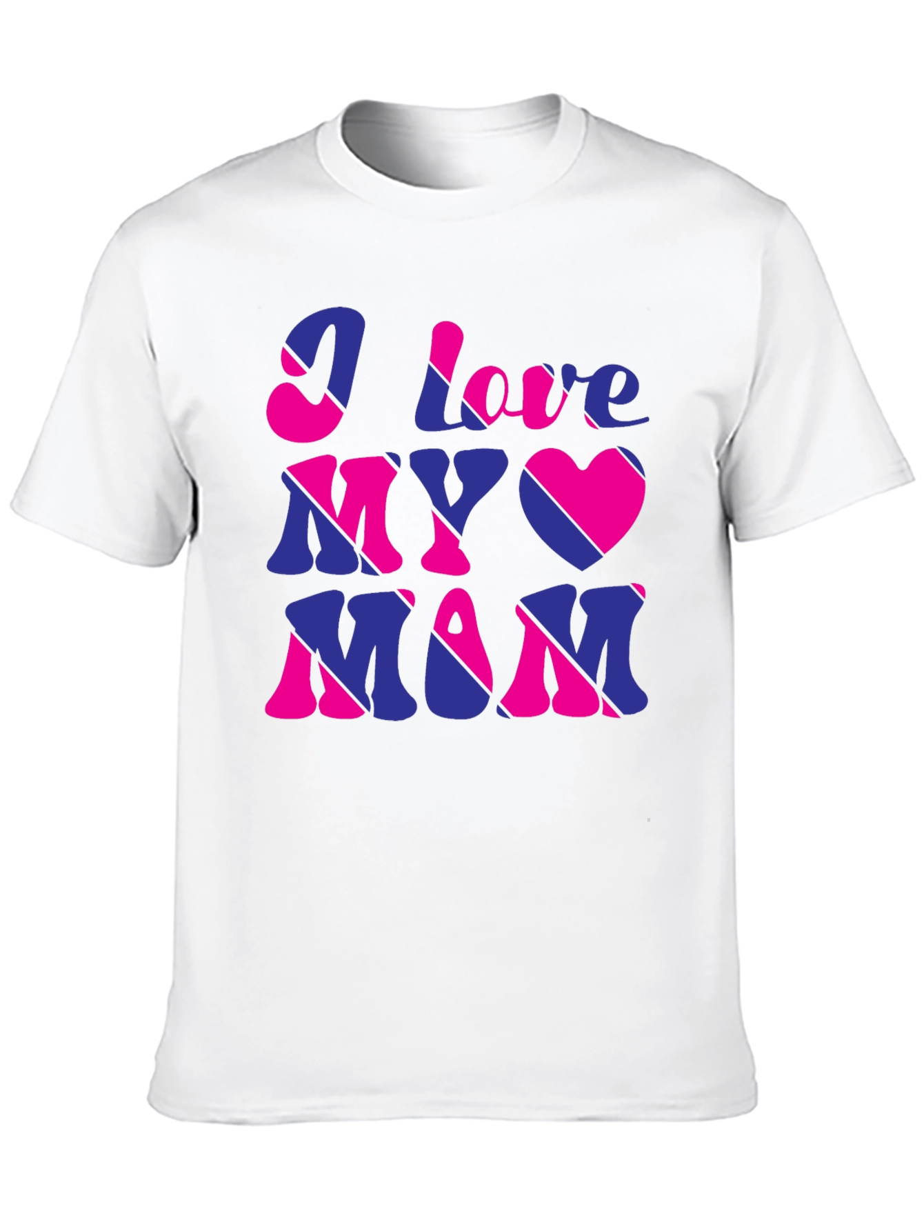 I Love My Mom Graphic T-Shirt