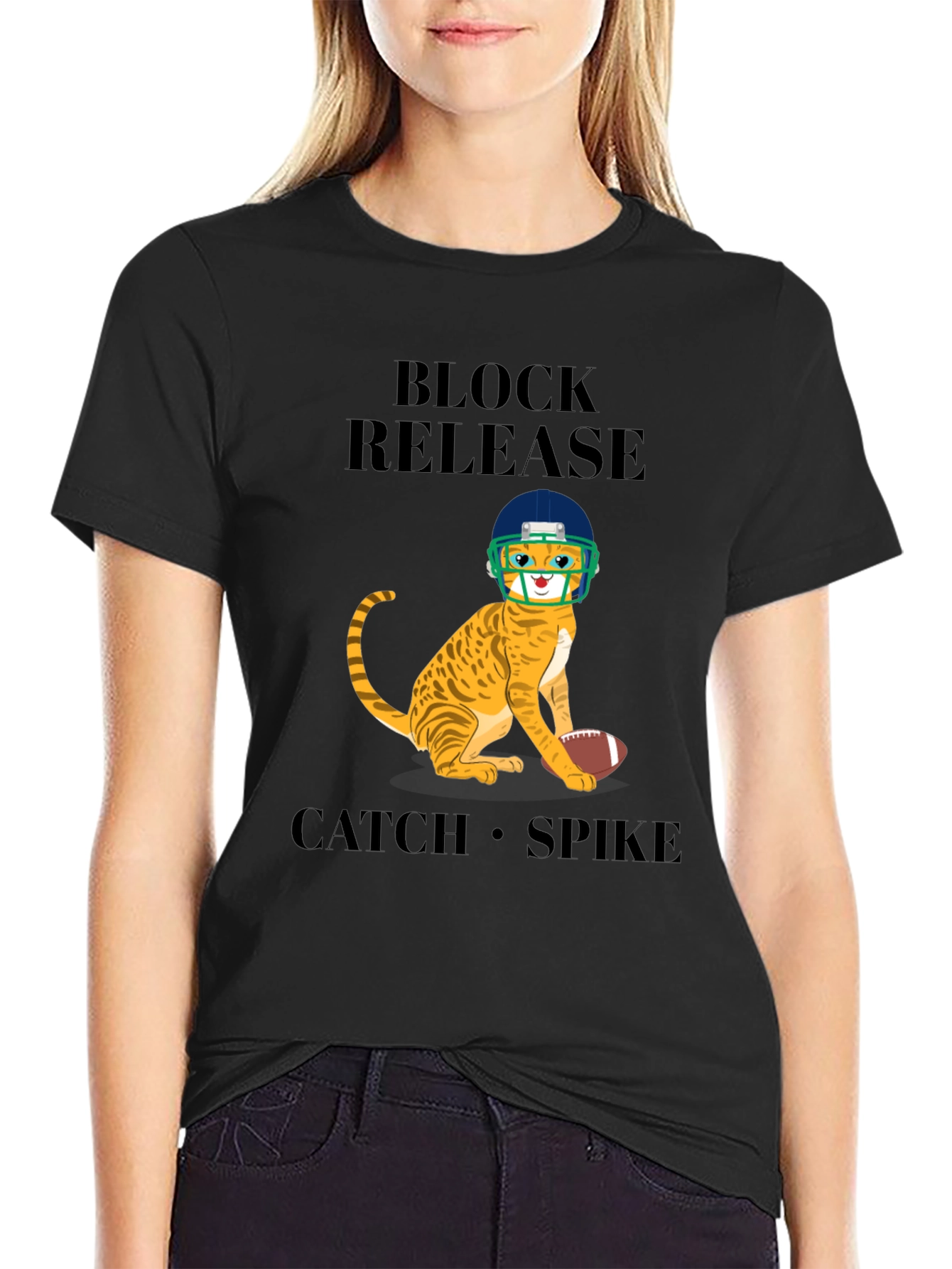 Football Cat T-Shirt