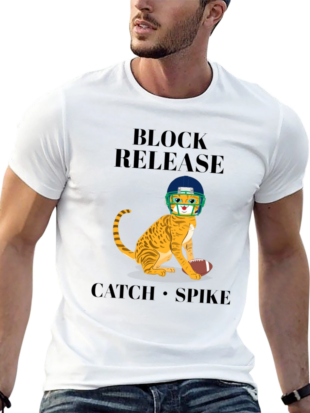 Football Cat T-Shirt