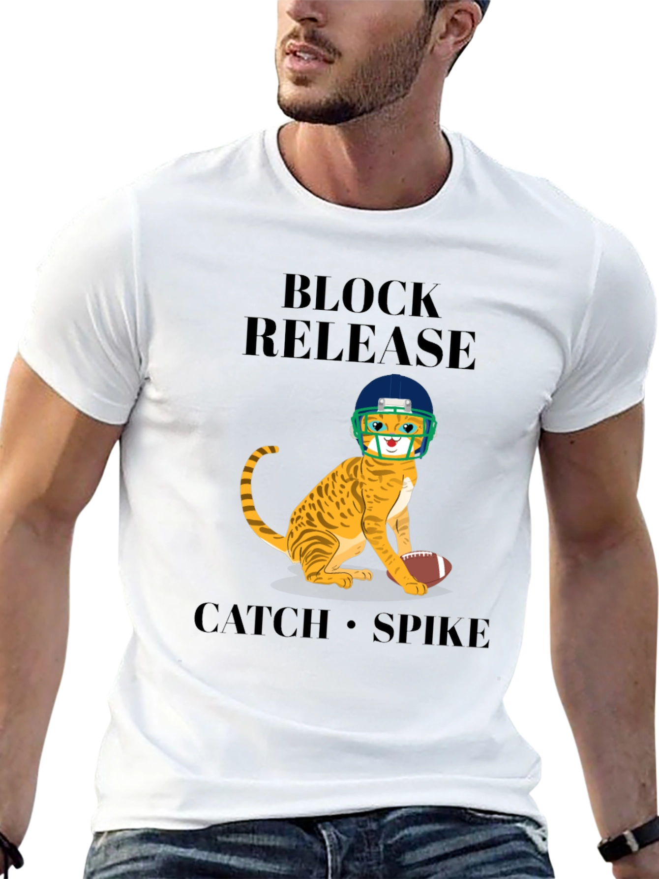 Football Cat T-Shirt