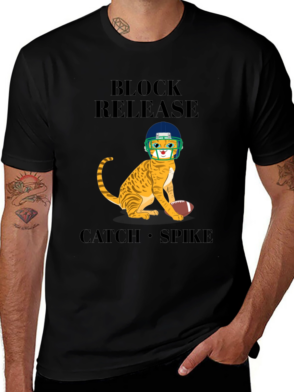 Football Cat T-Shirt