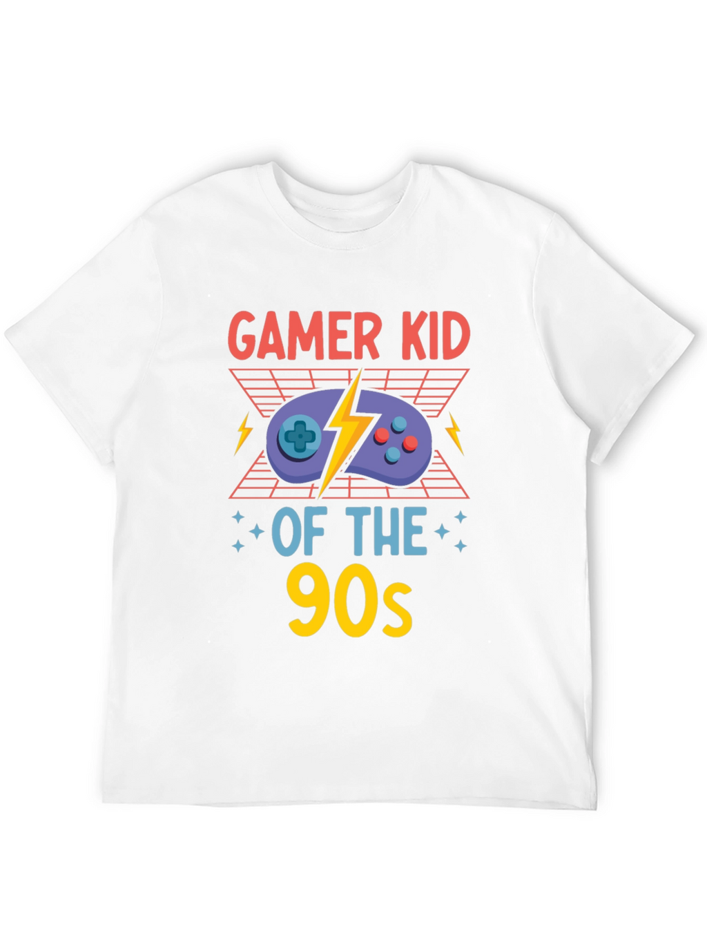 Gamer Kid of the 90s Black T-Shirt