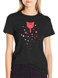 Cat Balloon Graphic Tee - Fun & Unique!