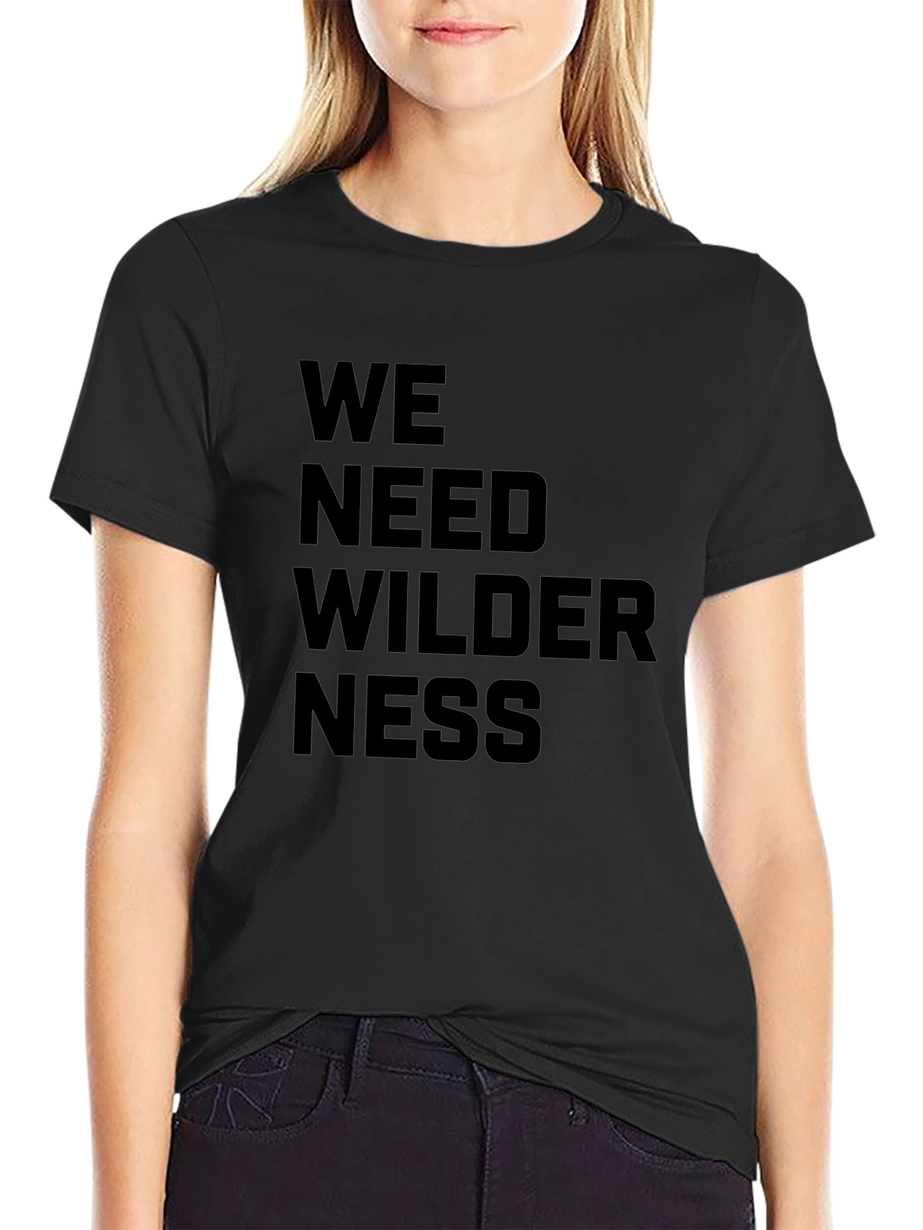 We Need Wilderness Graphic Tee - Black