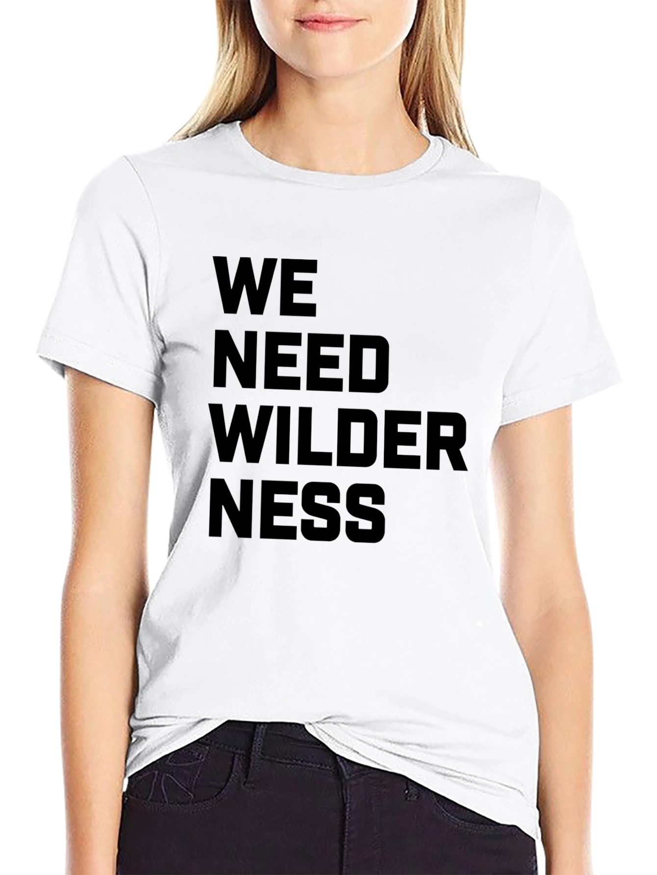 We Need Wilderness Graphic Tee - Black