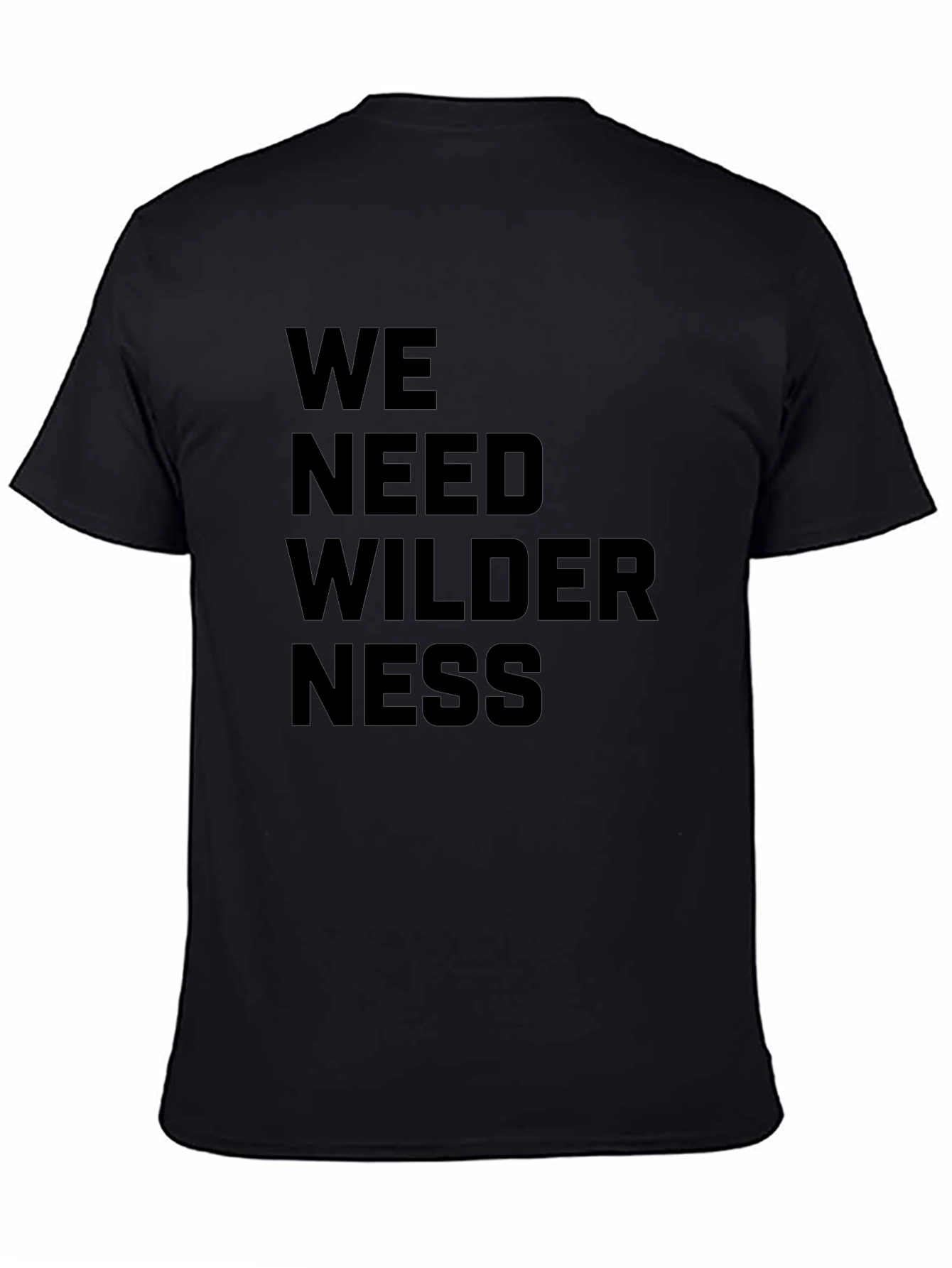 We Need Wilderness Graphic Tee - Black