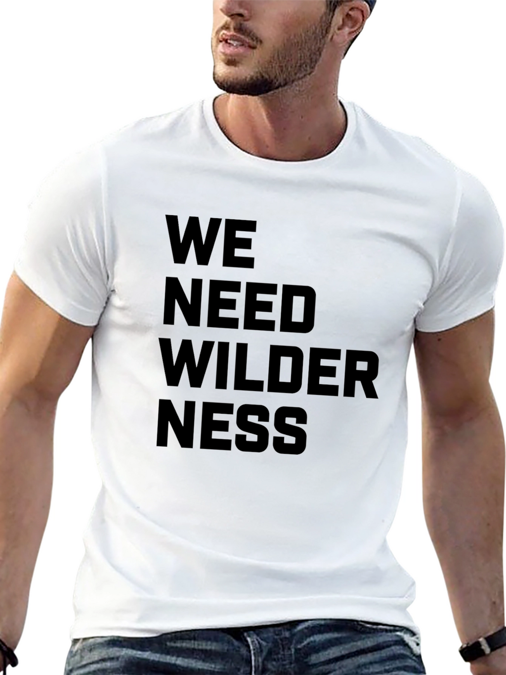 We Need Wilderness Graphic Tee - Black