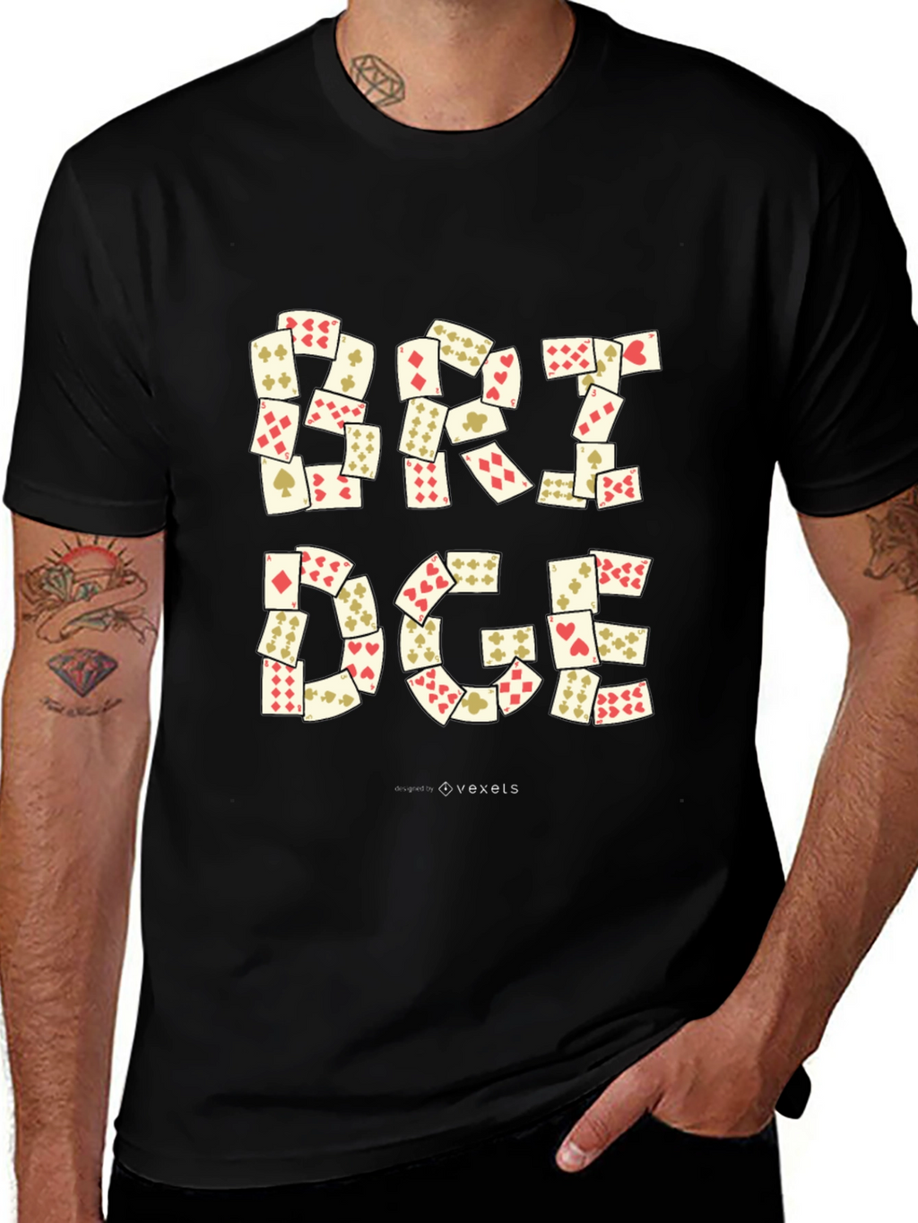 Bridge Card Game T-Shirt - Fun Graphic Tee