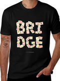 Bridge Card Game T-Shirt - Fun Graphic Tee