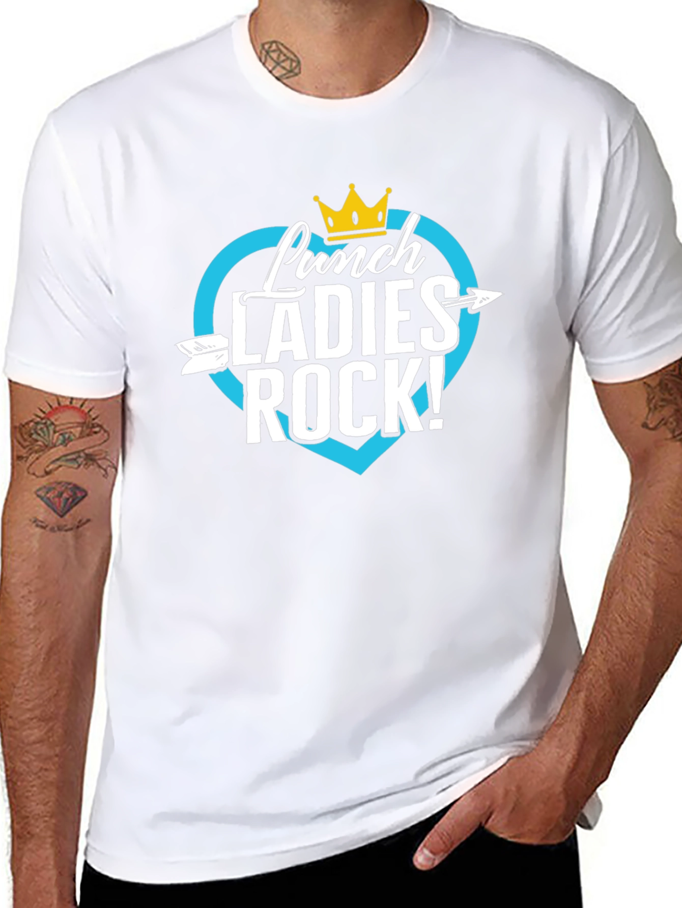 Lunch Ladies Rock T-Shirt - School Cafeteria Crew Tee