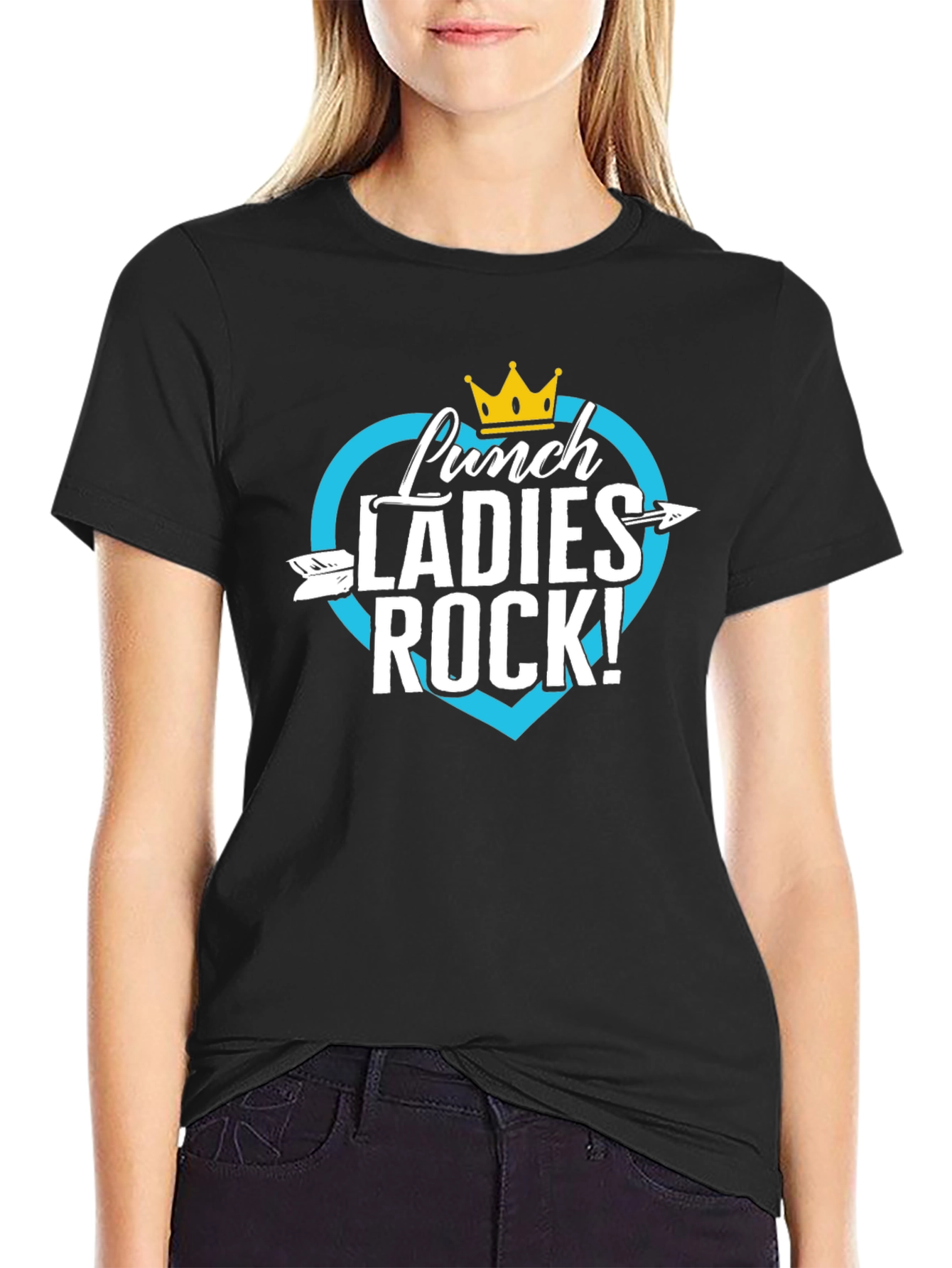 Lunch Ladies Rock T-Shirt - School Cafeteria Crew Tee