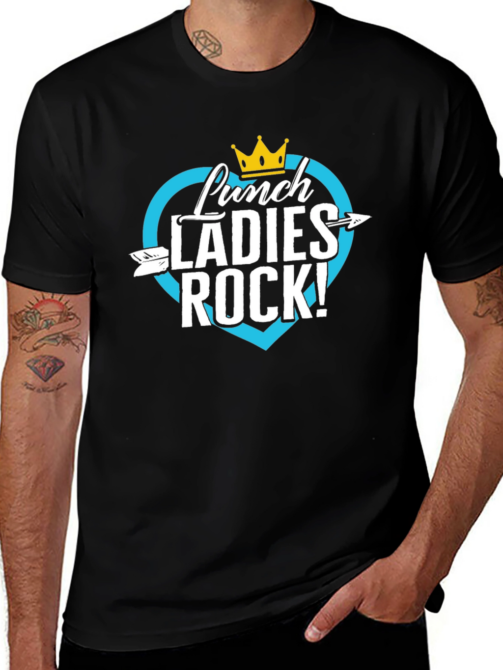 Lunch Ladies Rock T-Shirt - School Cafeteria Crew Tee