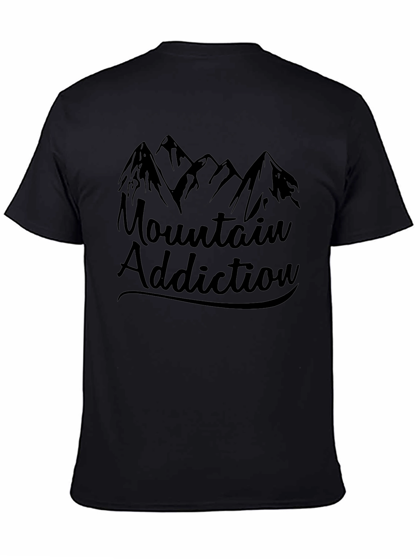 Mountain Addiction Black T-Shirt