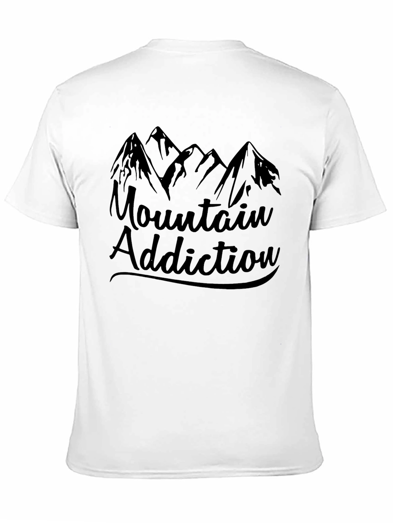 Mountain Addiction Black T-Shirt