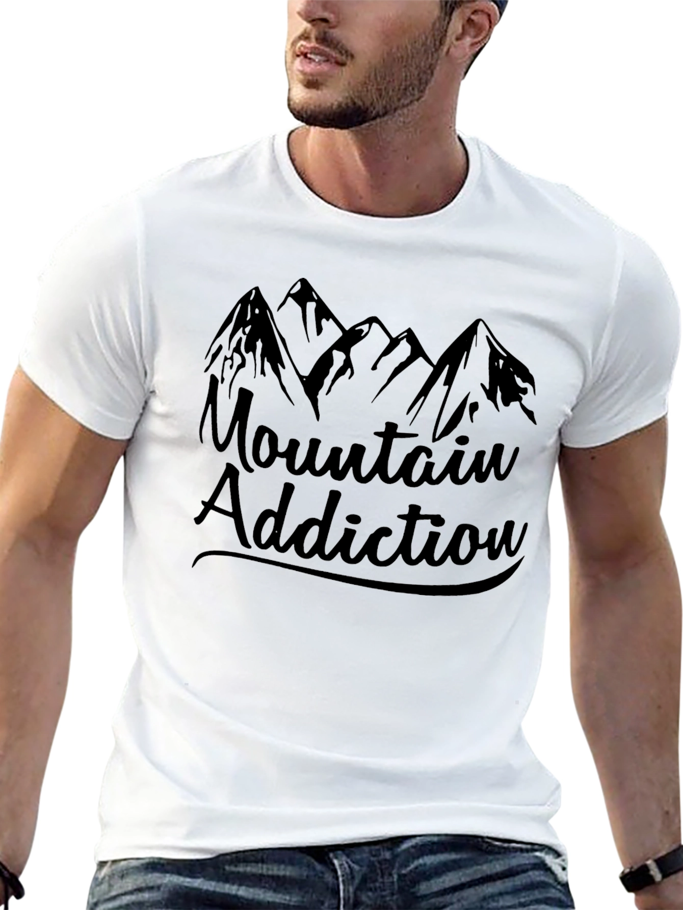 Mountain Addiction Black T-Shirt