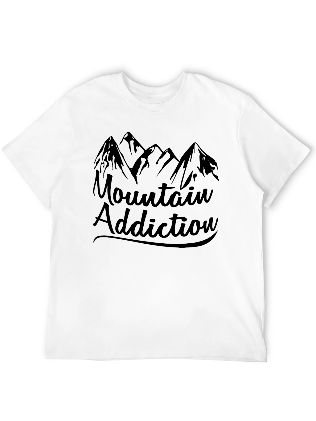 Mountain Addiction Black T-Shirt