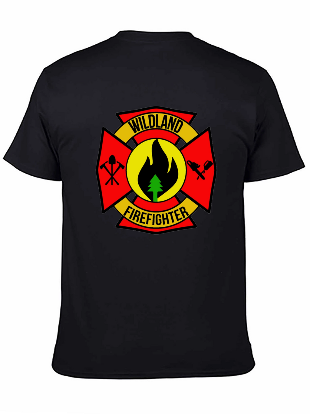Wildland Firefighter T-Shirt - Black