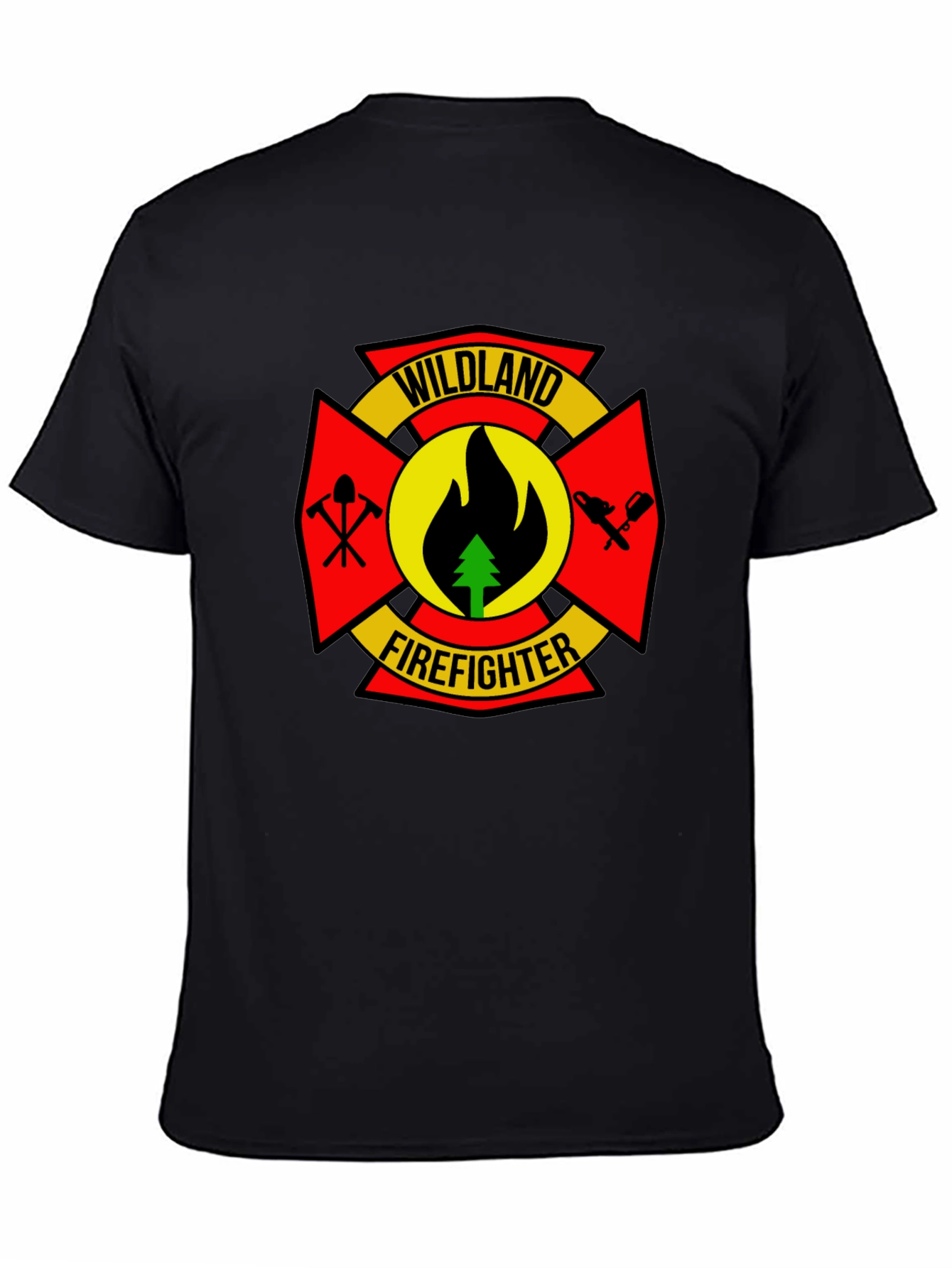 Wildland Firefighter T-Shirt - Black