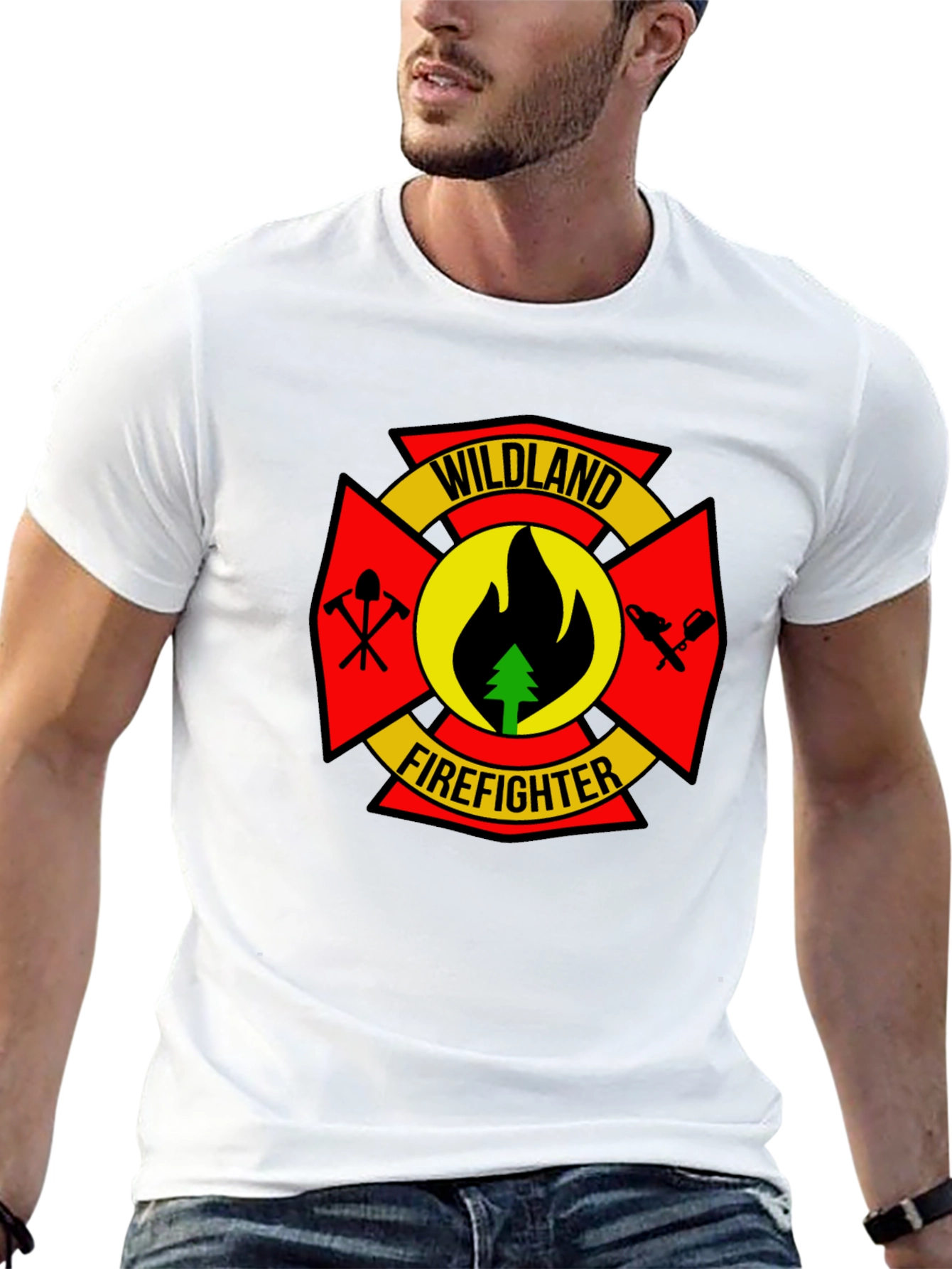 Wildland Firefighter T-Shirt - Black