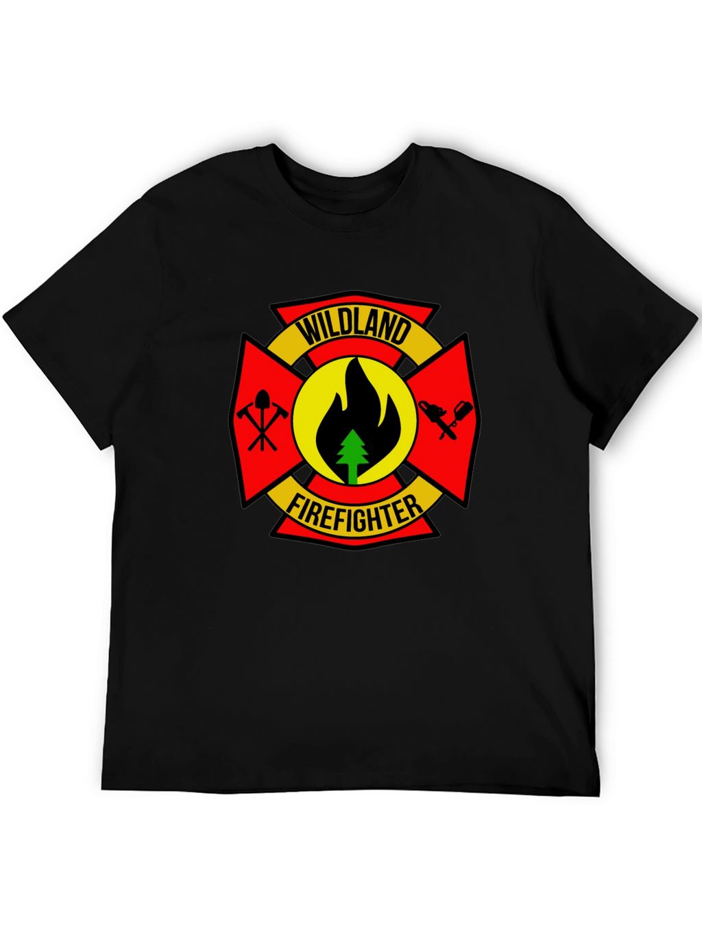 Wildland Firefighter T-Shirt - Black