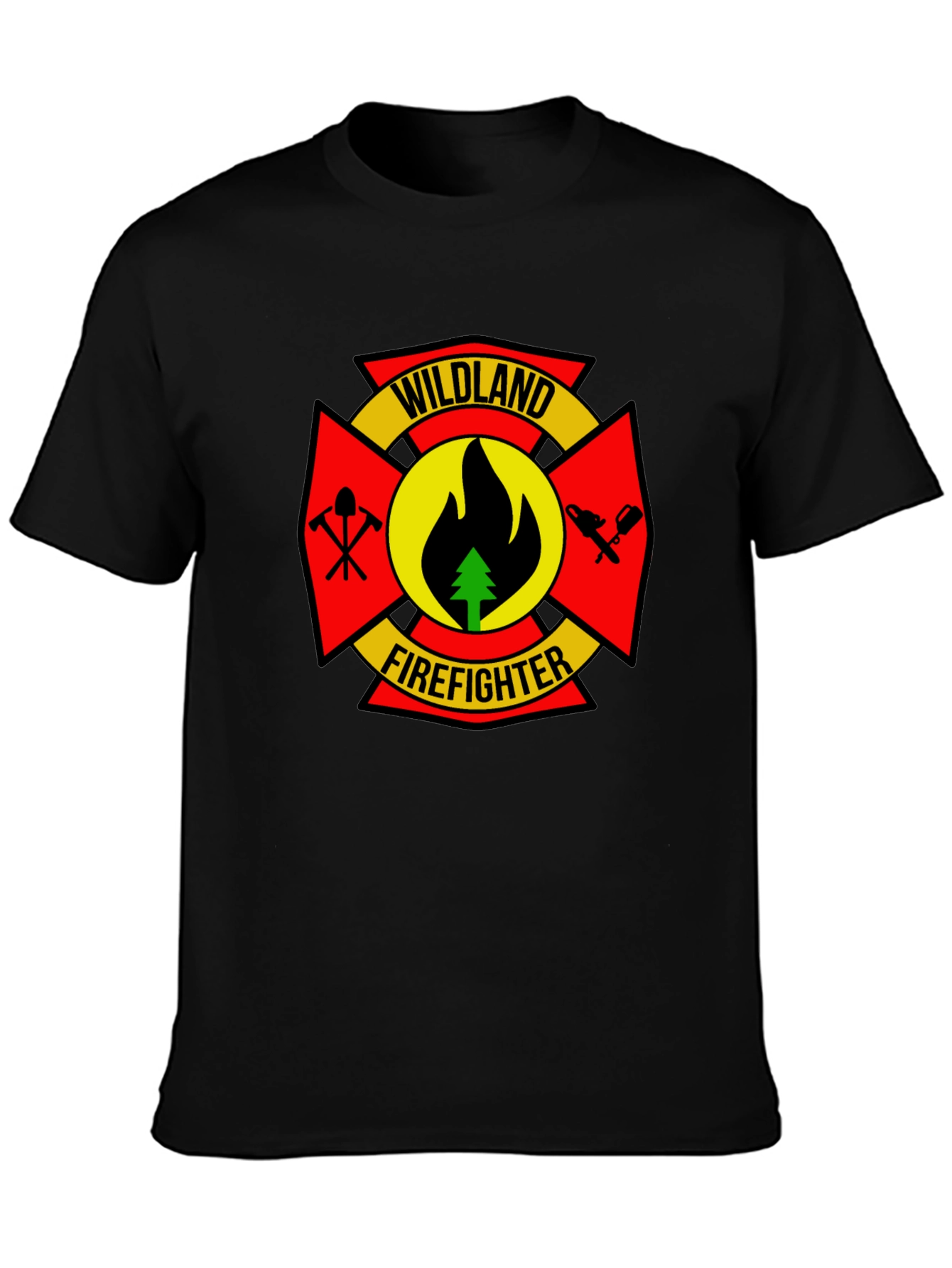 Wildland Firefighter T-Shirt - Black