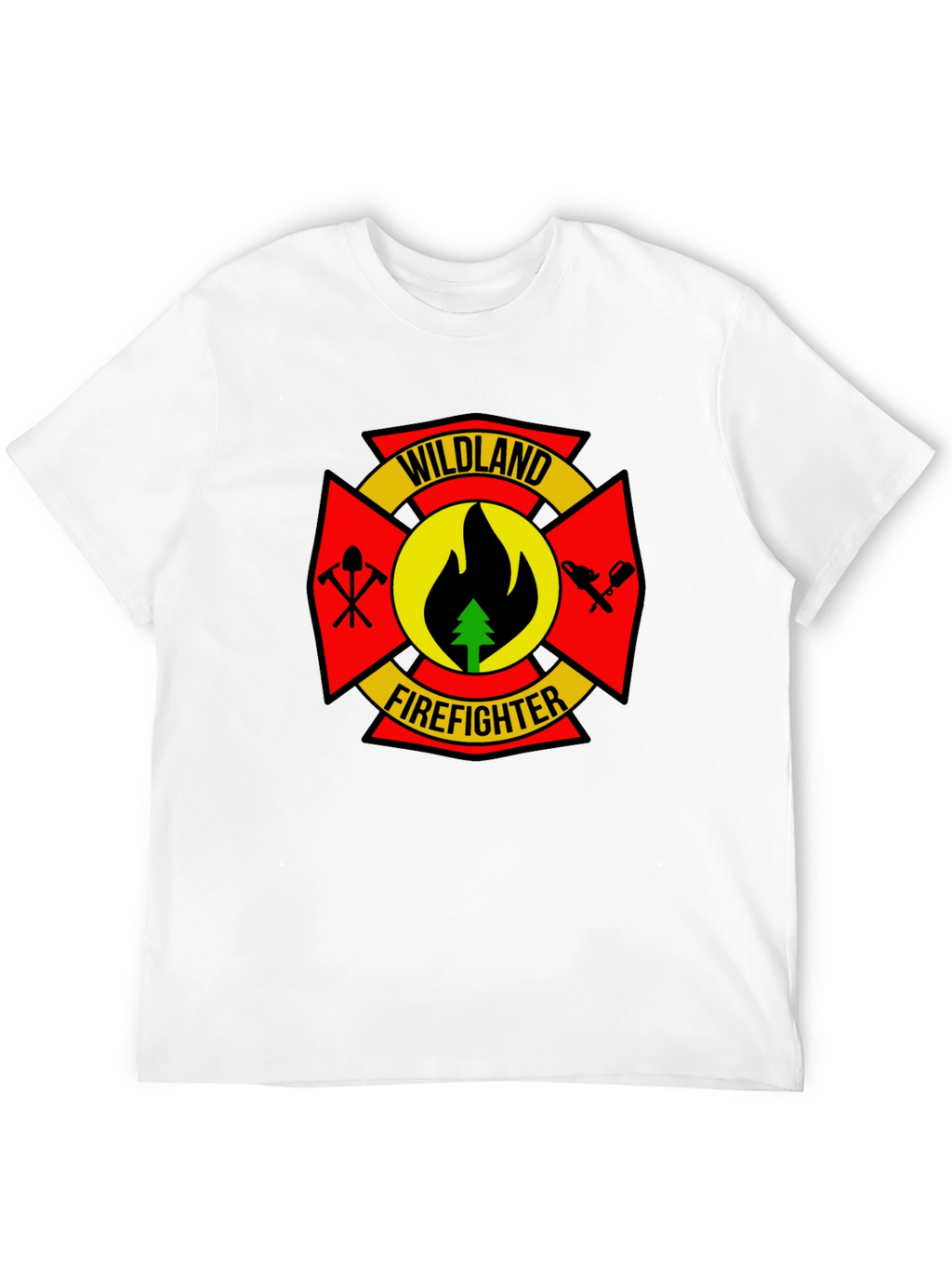 Wildland Firefighter T-Shirt - Black
