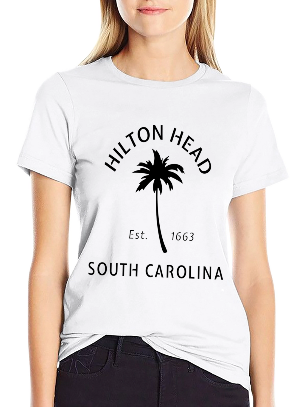 Hilton Head South Carolina Black Graphic Tee