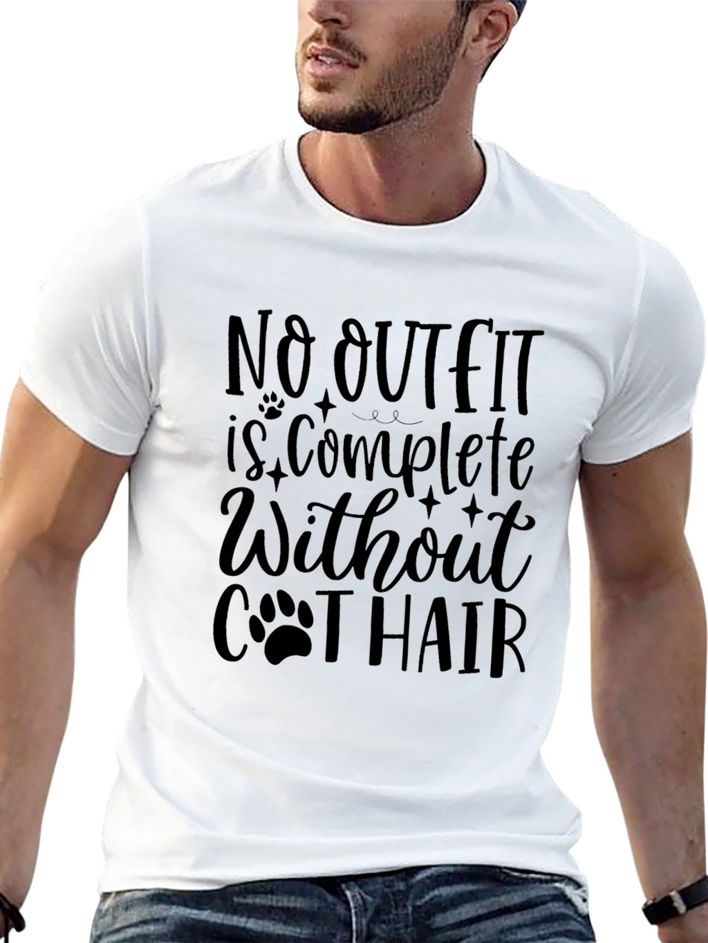 Cat Hair T-Shirt - Complete Outfit