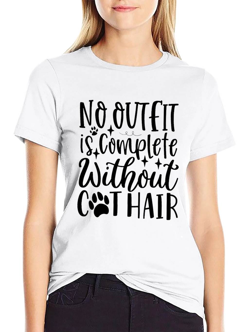 Cat Hair T-Shirt - Complete Outfit