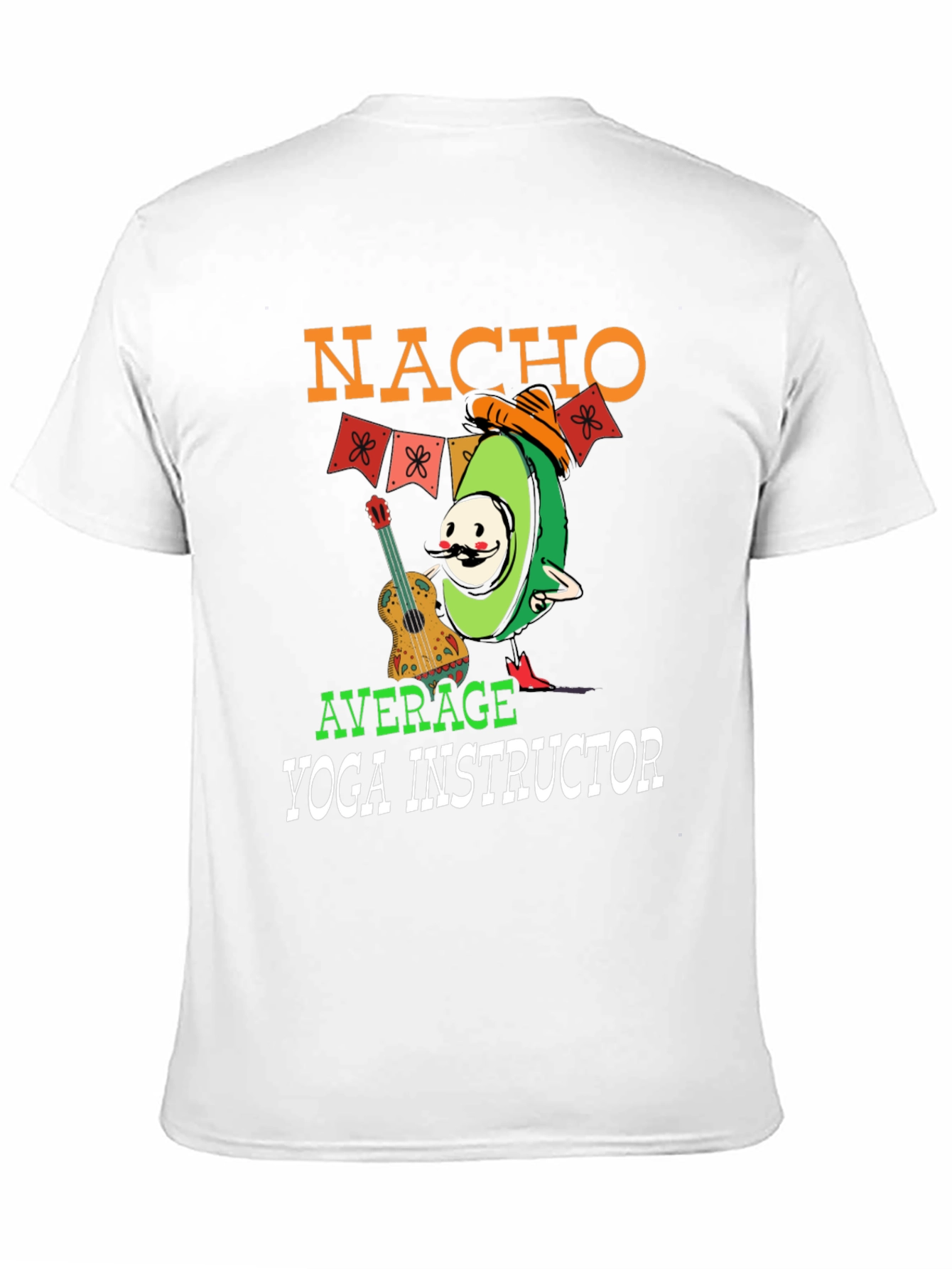 Nacho Average Yoga Instructor Graphic T-Shirt