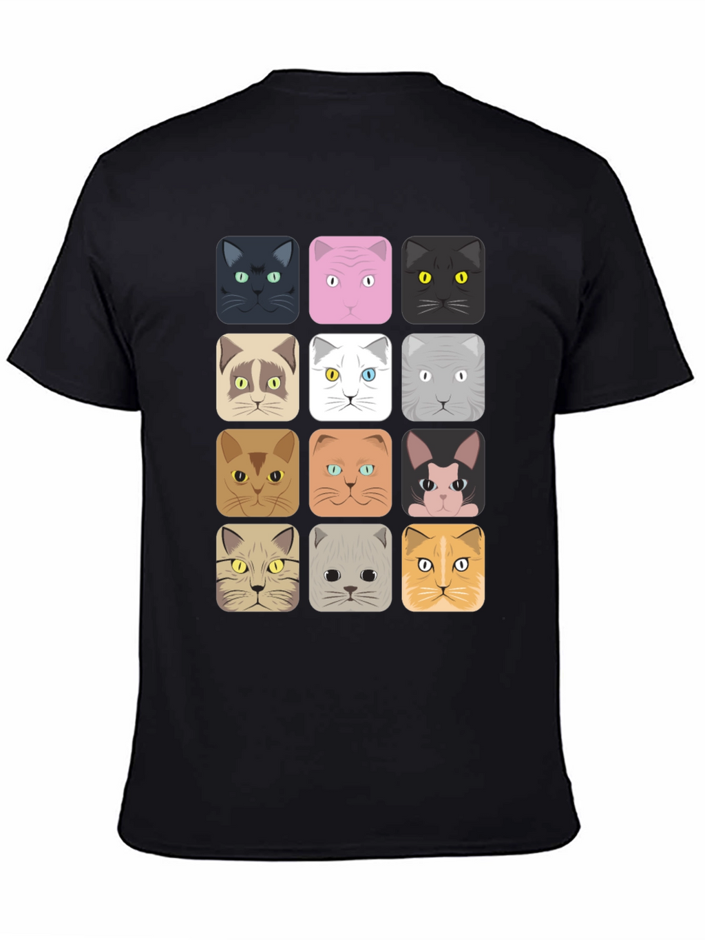 Cool Cat Faces T-Shirt