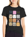 Cool Cat Faces T-Shirt