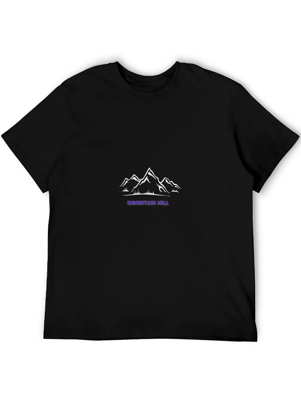 Mountain Hill Graphic Black Tee