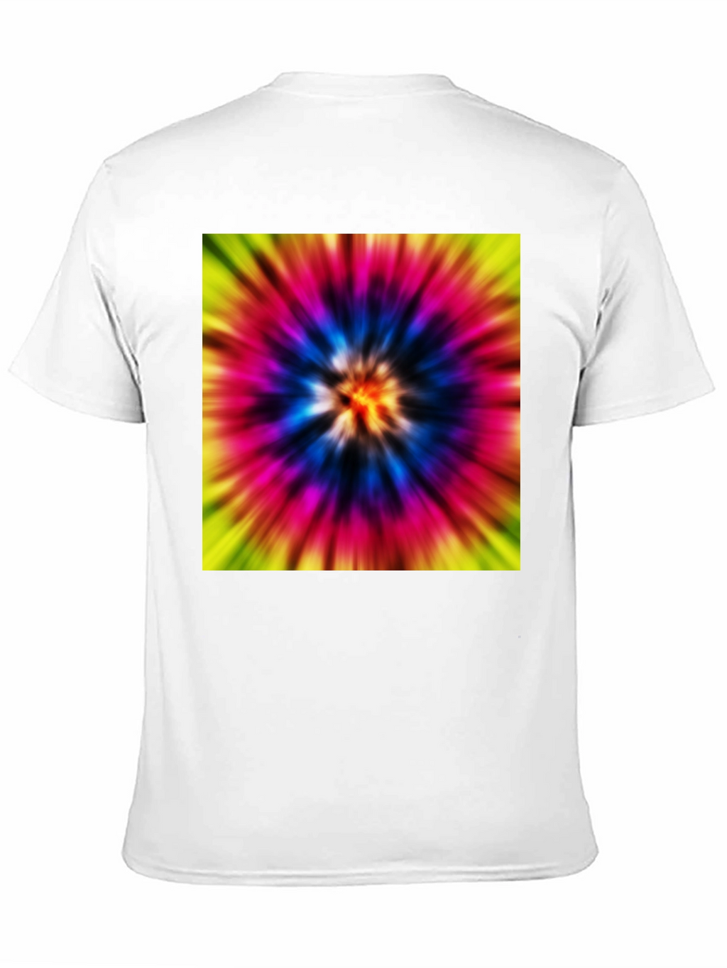 Tie-Dye Graphic Black T-Shirt
