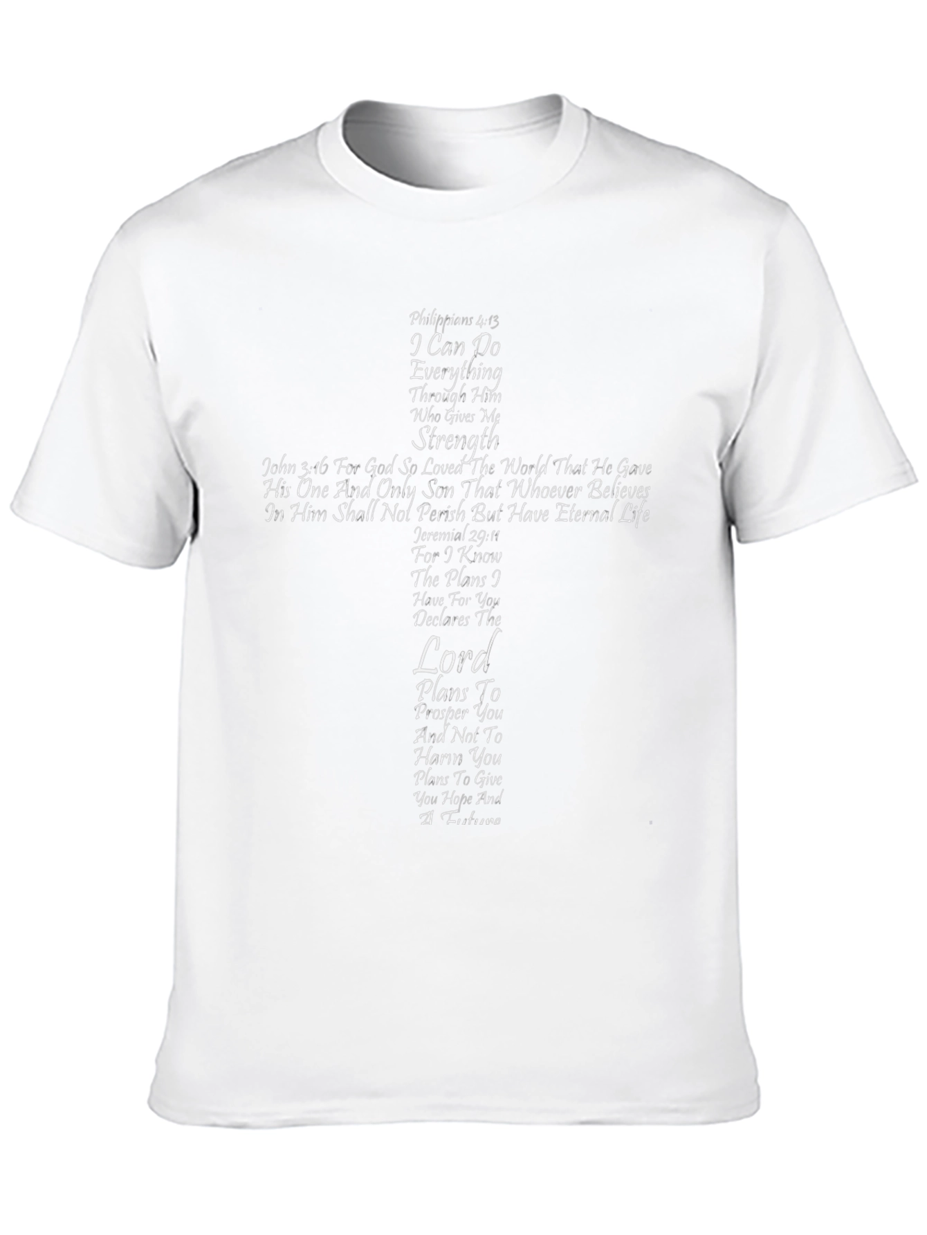 Faith-Inspired Cross Graphic T-Shirt