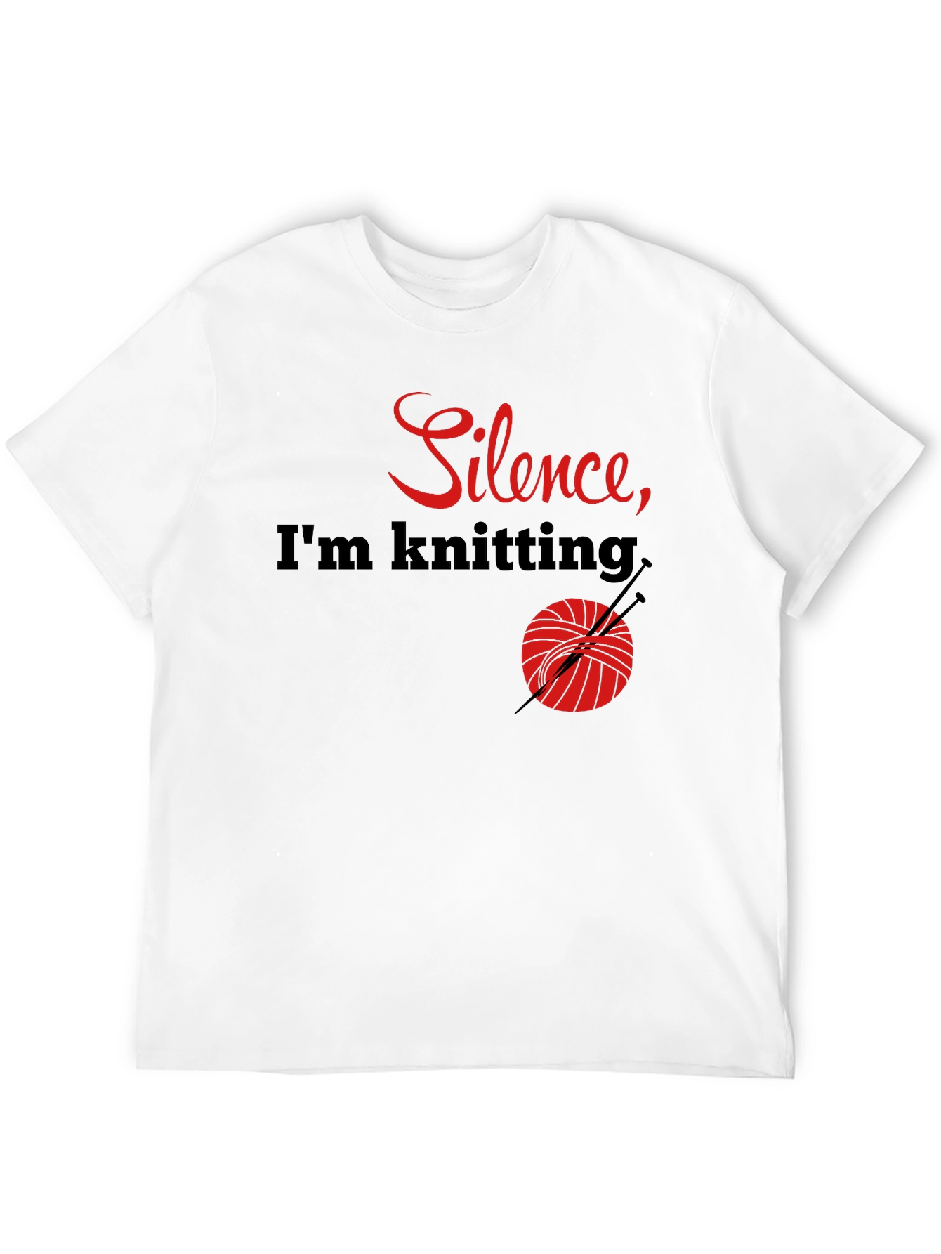 Silence Im Knitting T-Shirt