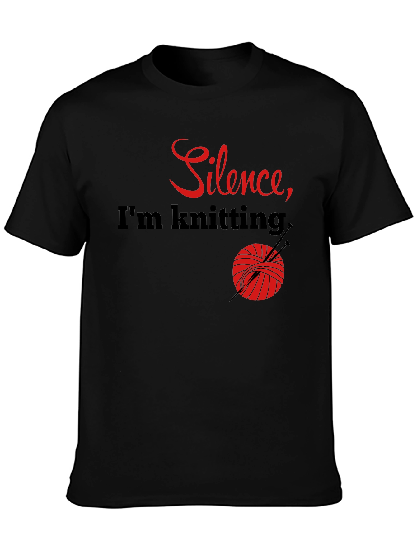 Silence Im Knitting T-Shirt