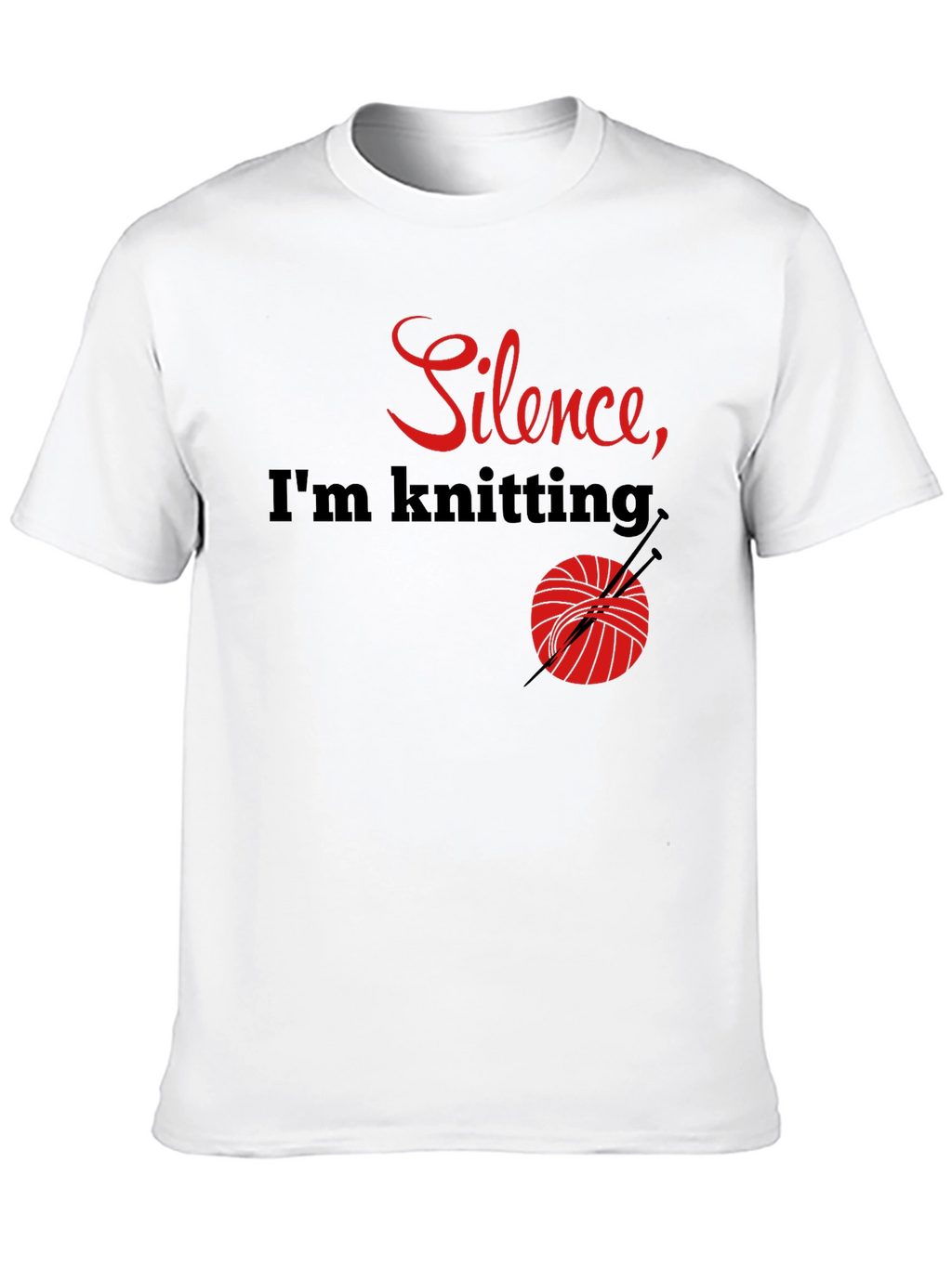 Silence Im Knitting T-Shirt
