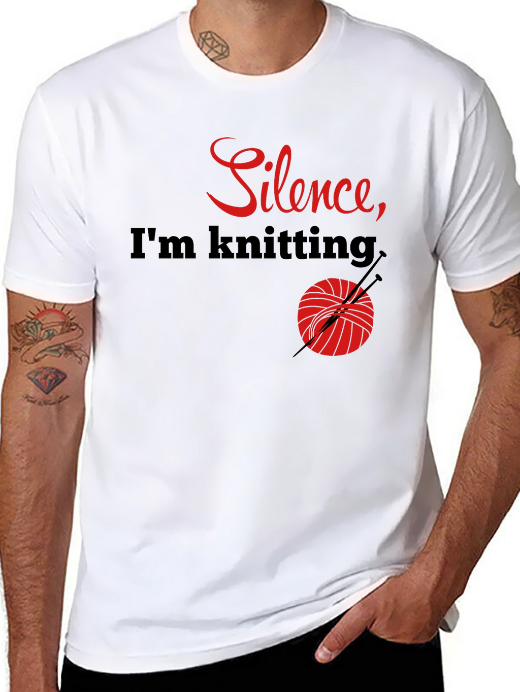 Silence Im Knitting T-Shirt