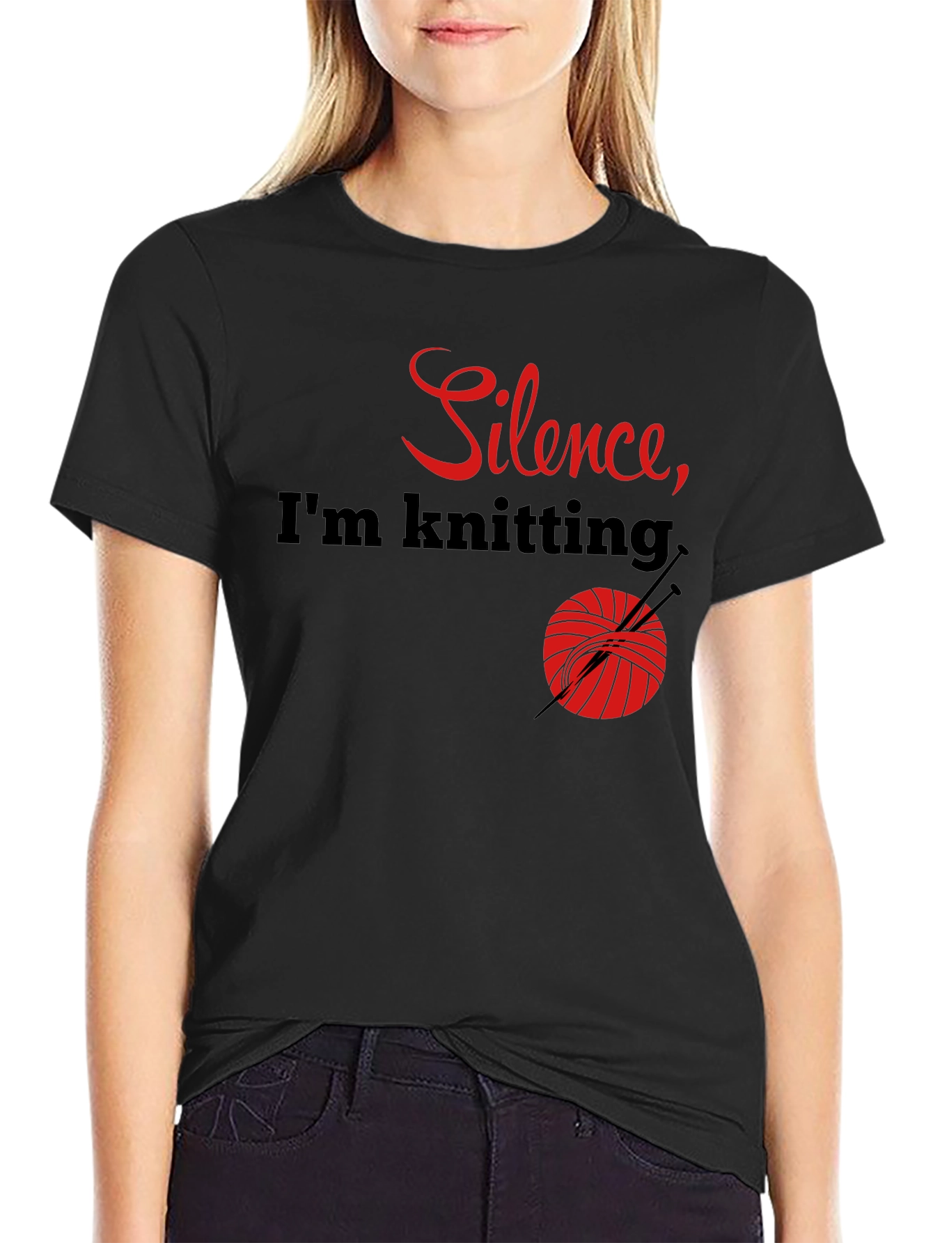 Silence Im Knitting T-Shirt