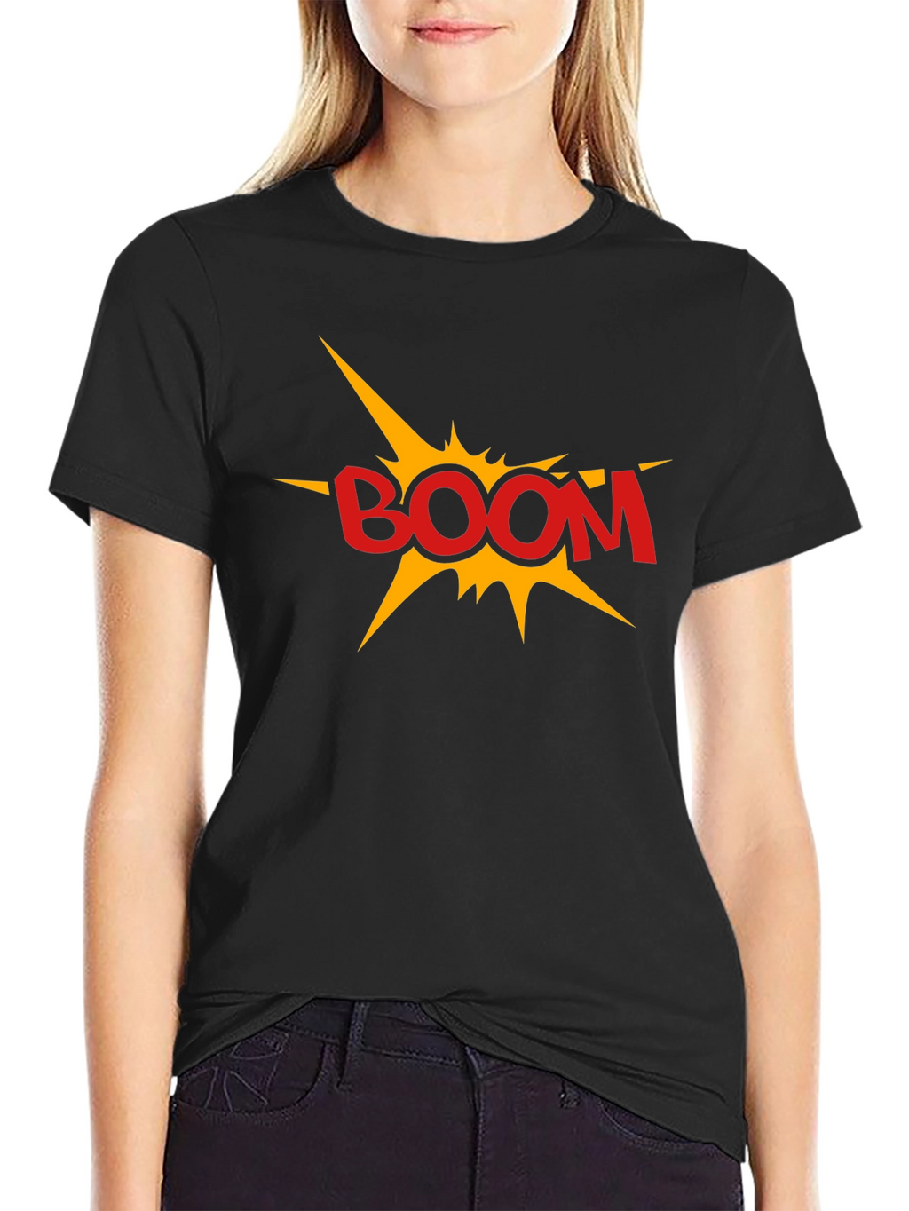 Boom Graphic Black T-Shirt