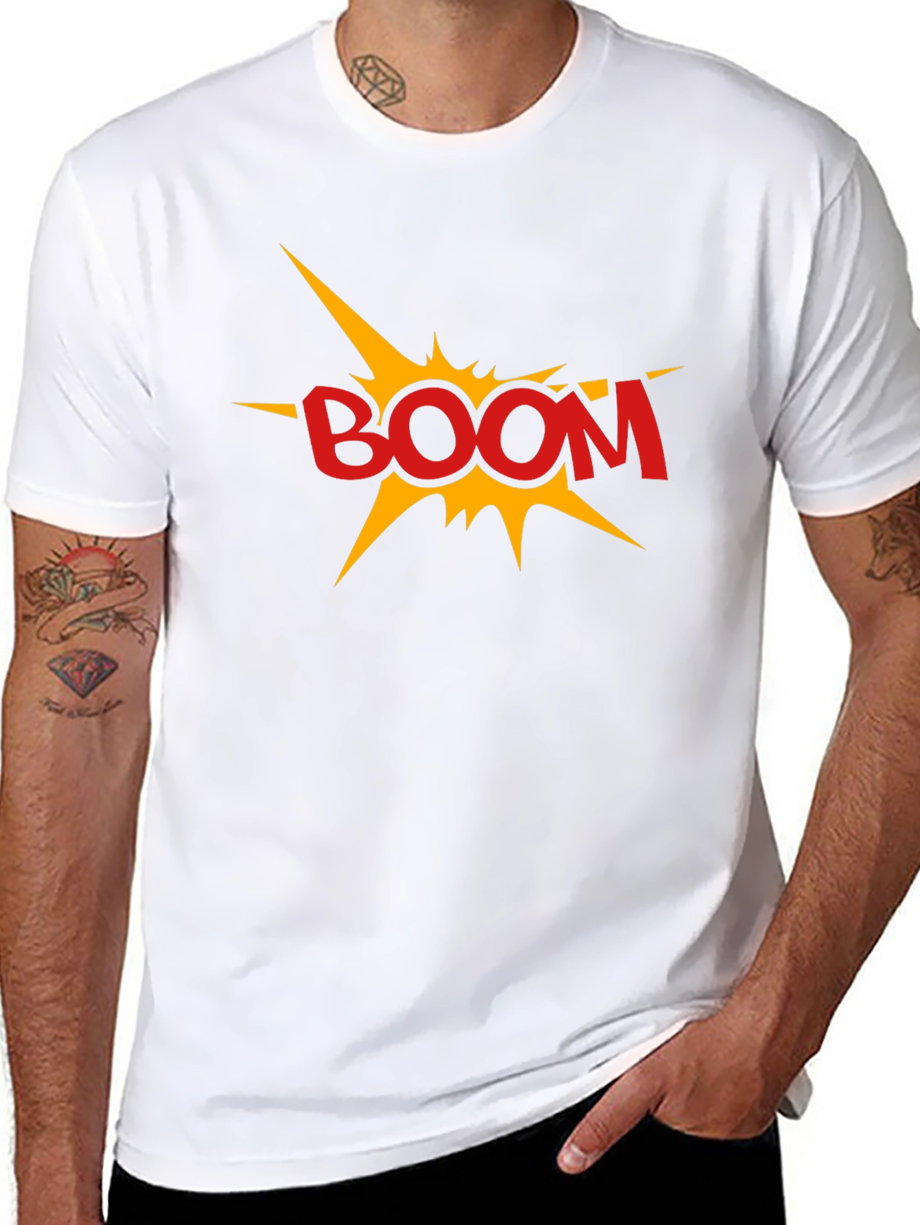 Boom Graphic Black T-Shirt
