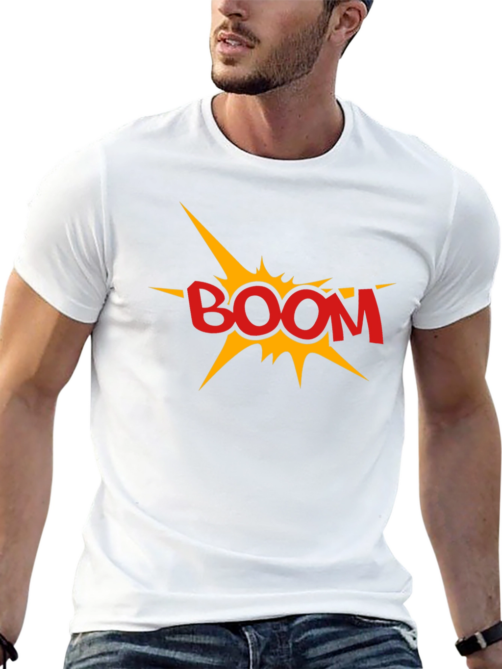 Boom Graphic Black T-Shirt