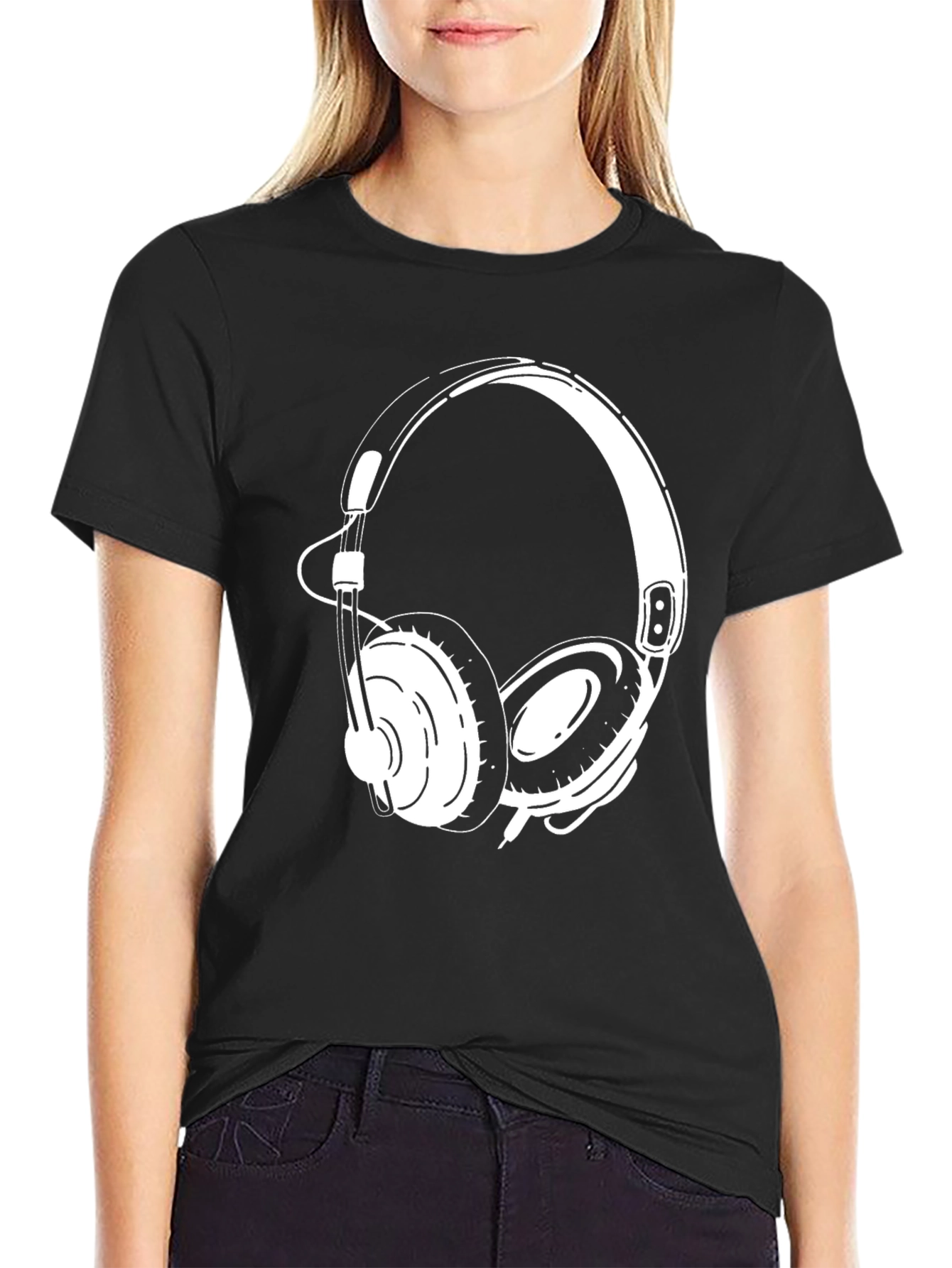 Headphone Graphic Tee - Cool Music Lover T-Shirt