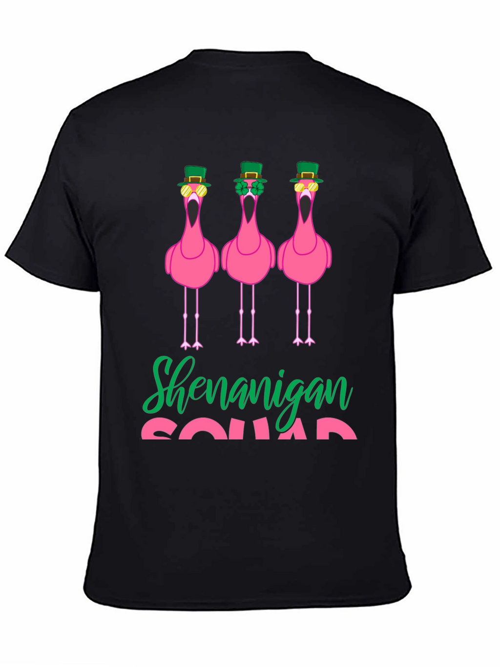Shenanigan Squad St. Patricks Day Flamingo T-Shirt