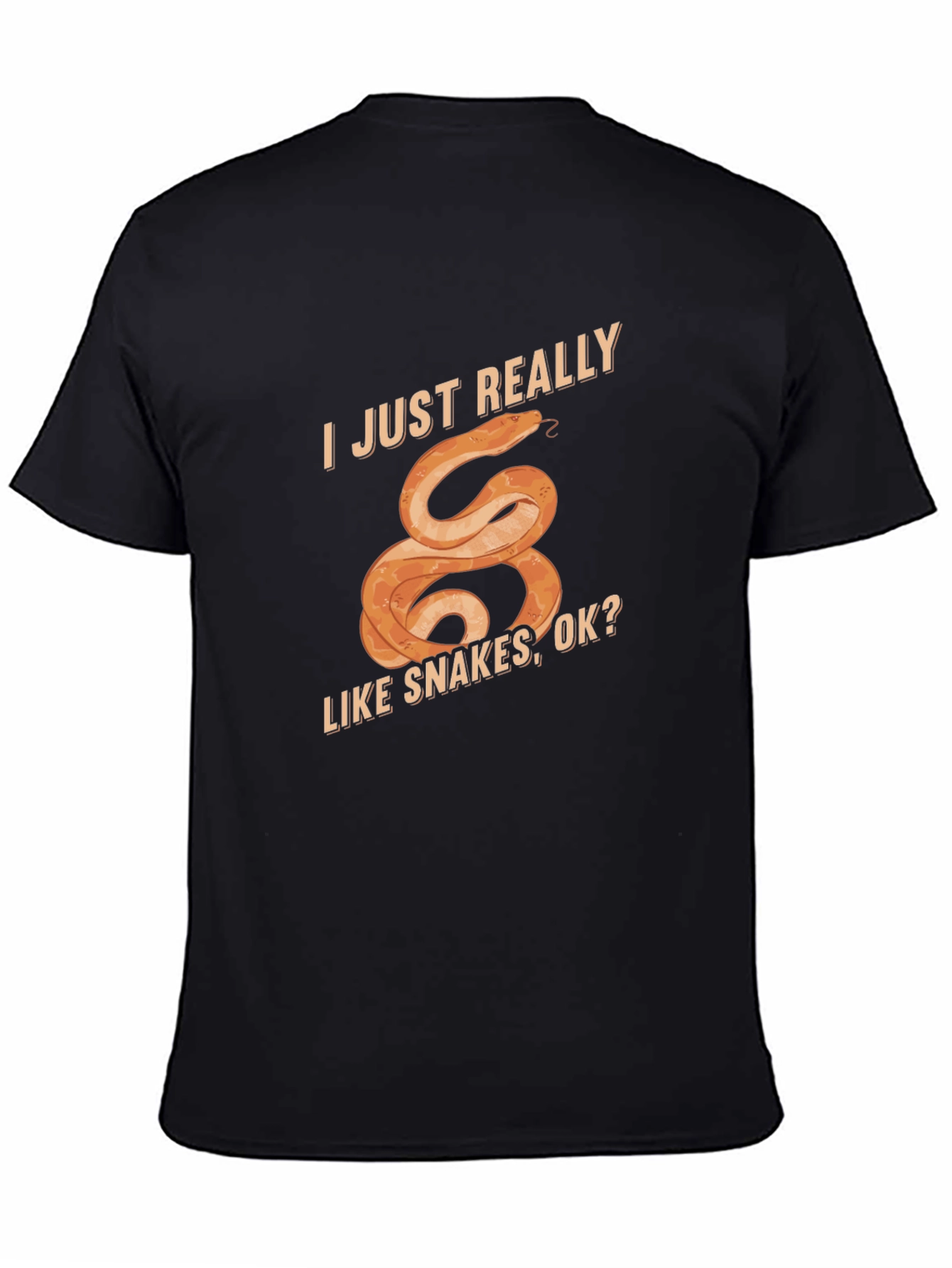 I Just Really Like Snakes T-Shirt Fun Graphic Tee