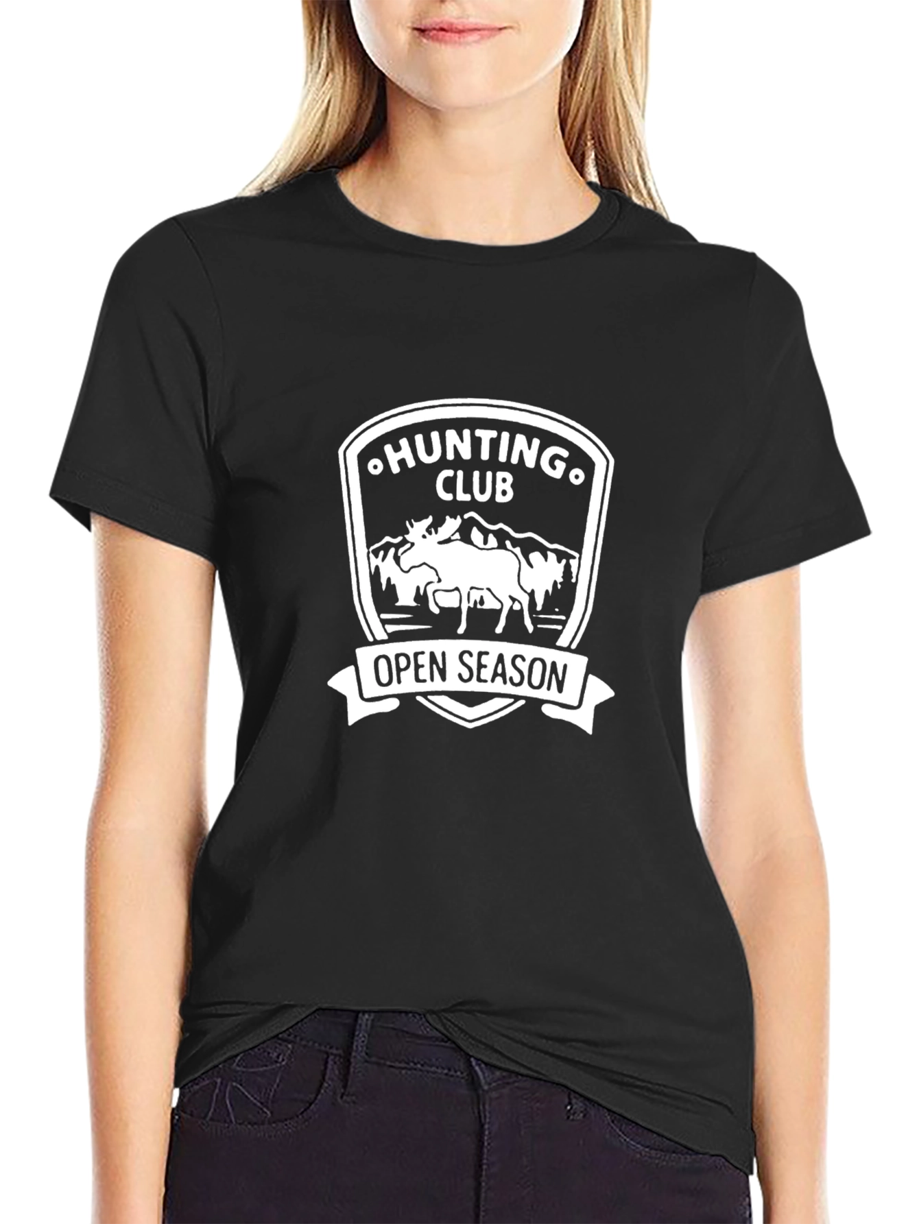 Hunting Club Open Season Black T-Shirt