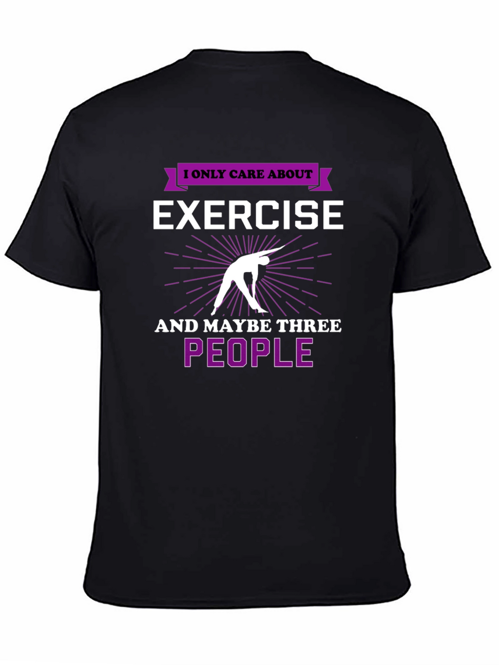 Exercise & People Graphic T-Shirt